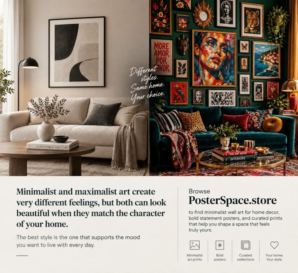 Minimalist vs. Maximalist Art: Which Style Is Right for Your Home?