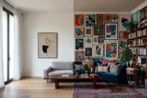 split-style living room