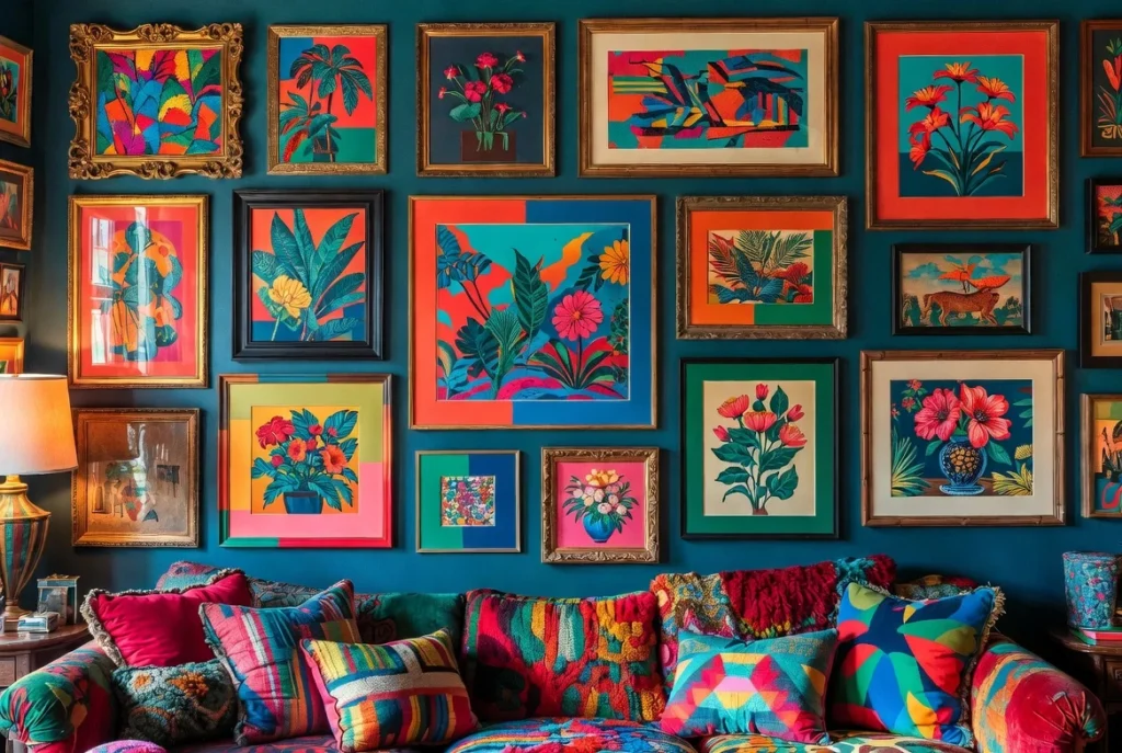 Colorful maximalist gallery