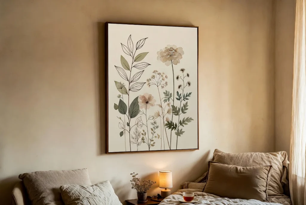Cozy botanical print