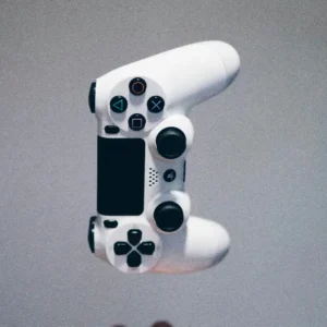 Minimalist Gamer Poster with Wooden Frame